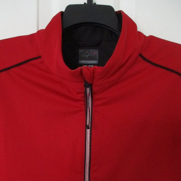 Greg Norman Mens Sleeveless Red 1/4 Zip Golf Vest NWOT - Size XXL - Picture 2 of 3